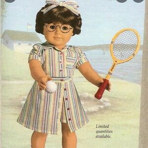 American girl doll historical rare retired Molly McIntire Tennis Outfit collect